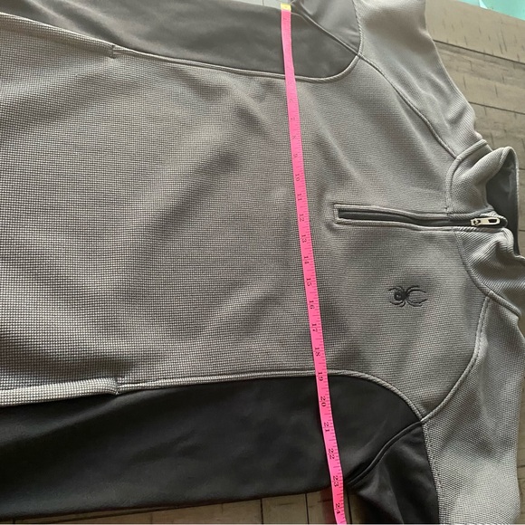 Spyder Men’s Charcoal and Black Quarter-Zip Pullover Size XL - Picture 11 of 13